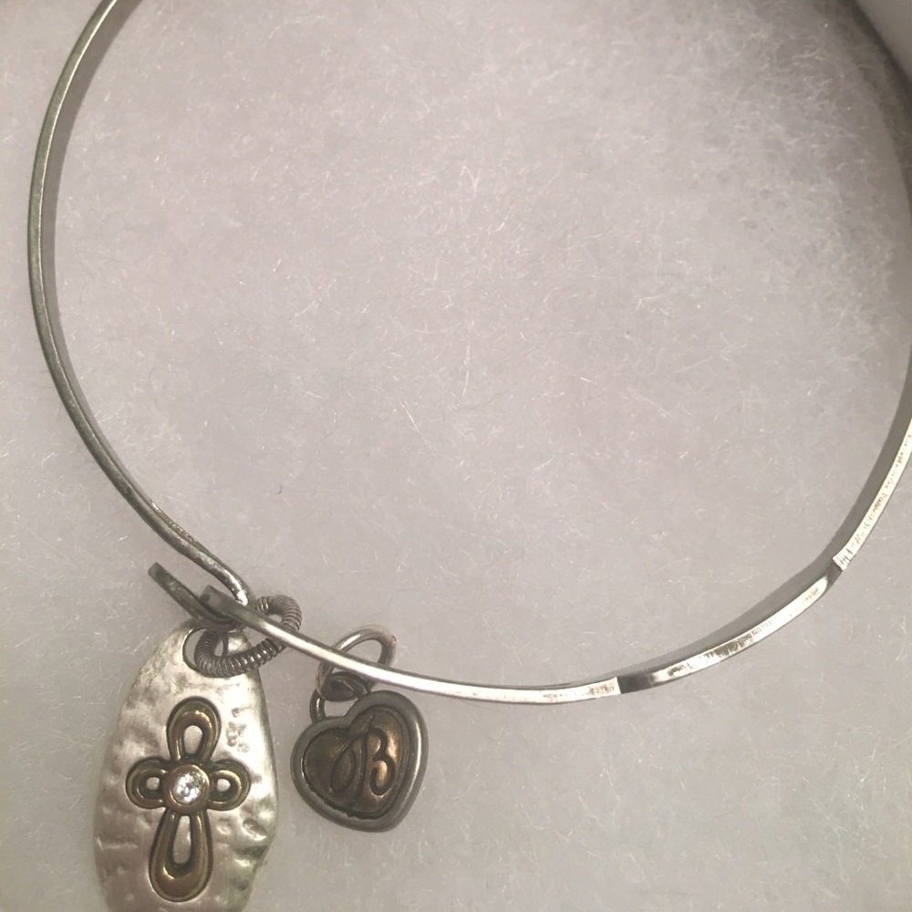 Brighton Heart and Soul Cross Bracelet